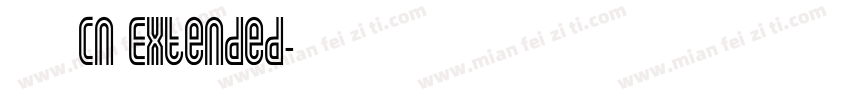 有愛鋭方 CN Extended字体转换